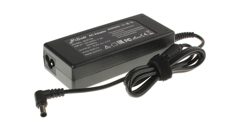 Блок питания (адаптер питания) для ноутбука Sony VAIO PCG-7V2M. Артикул iB-R105. Напряжение (V): 19,5