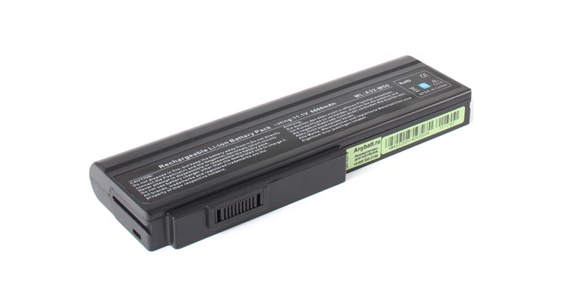 Аккумуляторная батарея A32-N61 для ноутбуков DNS. Артикул 11-1162.Емкость (mAh): 6600. Напряжение (V): 11,1