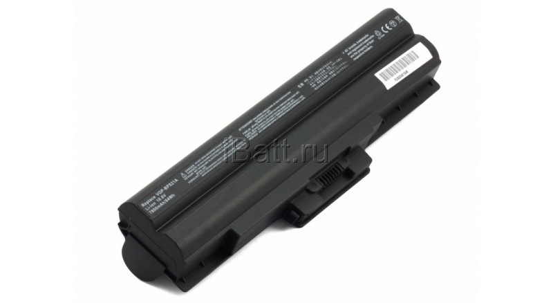 Аккумуляторная батарея для ноутбука Sony VAIO VGN-NW21ZF/T. Артикул 11-1585.Емкость (mAh): 6600. Напряжение (V): 11,1