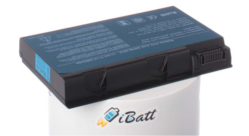 Аккумуляторная батарея для ноутбука Acer TravelMate 2451WLCi. Артикул iB-A118.Емкость (mAh): 4400. Напряжение (V): 11,1