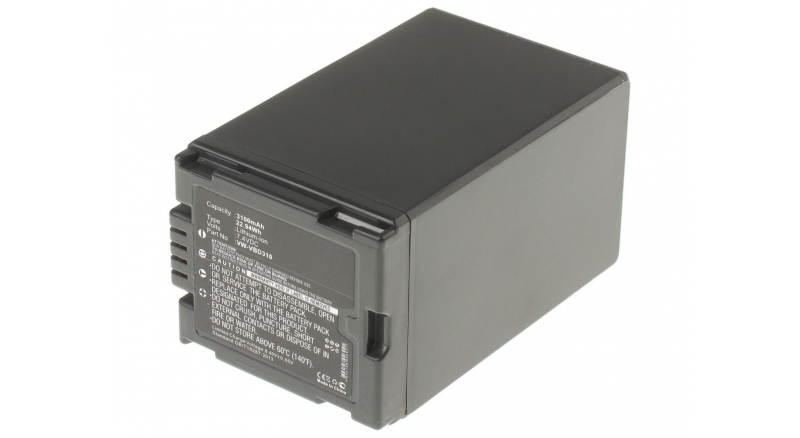 Аккумуляторные батареи для фотоаппаратов и видеокамер Panasonic PV-GS35Емкость (mAh): 3100. Напряжение (V): 7,4