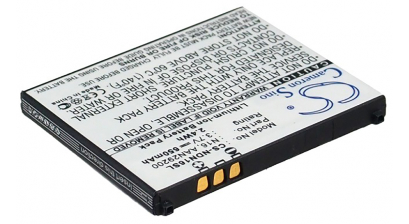 Аккумуляторная батарея для телефона, смартфона NTT DoCoMo N-02A. Артикул iB-M2382.Емкость (mAh): 650. Напряжение (V): 3,7