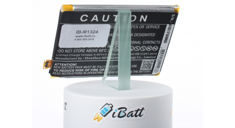 Аккумуляторная батарея iBatt iB-M1324 для телефонов, смартфонов AsusЕмкость (mAh): 2900. Напряжение (V): 3,85
