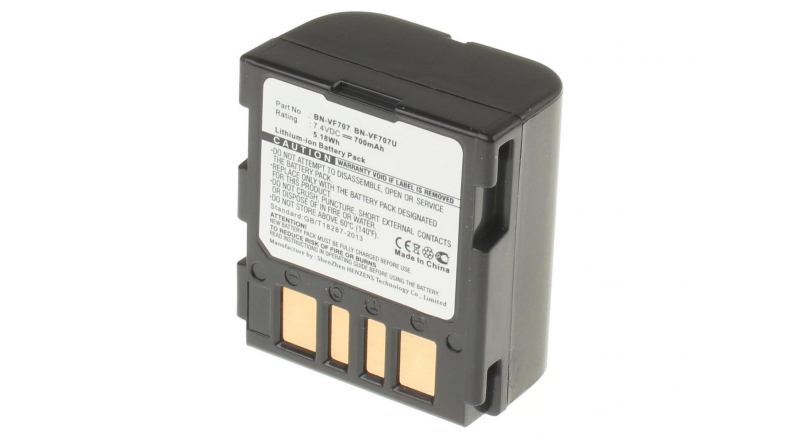 Аккумуляторные батареи для фотоаппаратов и видеокамер JVC GR-DF550UЕмкость (mAh): 700. Напряжение (V): 7,4