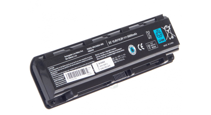Аккумуляторная батарея для ноутбука Toshiba C855-18D. Артикул iB-A454X.Емкость (mAh): 6800. Напряжение (V): 10,8