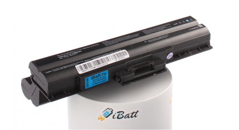 Аккумуляторная батарея для ноутбука Sony VAIO VGN-FW11J. Артикул iB-A595X.Емкость (mAh): 11600. Напряжение (V): 11,1