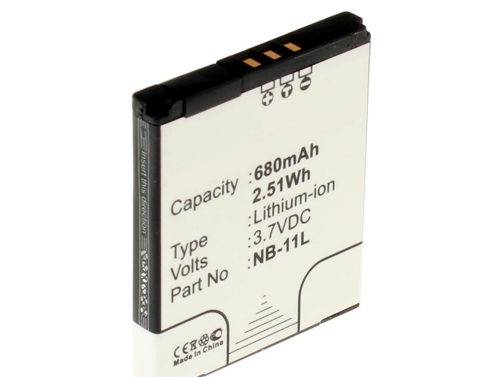 Аккумуляторные батареи для фотоаппаратов и видеокамер Canon IXUS 145Емкость (mAh): 680. Напряжение (V): 3,7