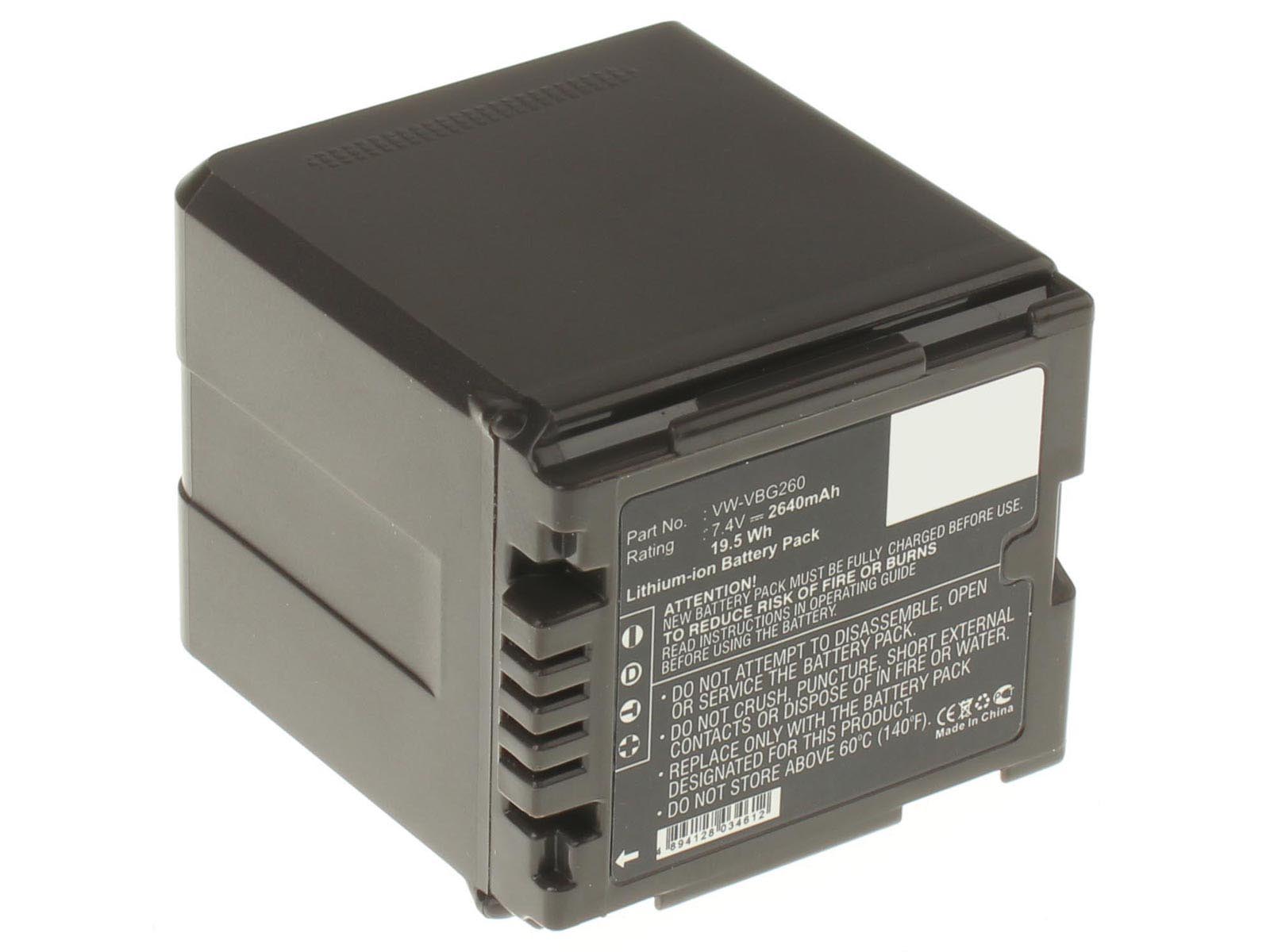 Аккумуляторные батареи для фотоаппаратов и видеокамер Panasonic VDR-D230Емкость (mAh): 2640. Напряжение (V): 7,4