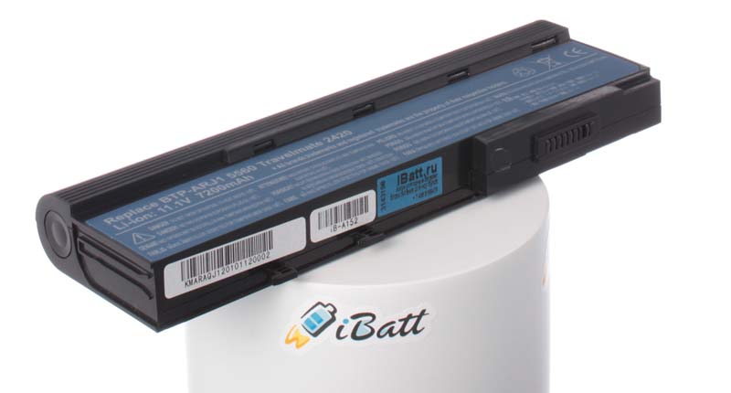 Аккумуляторная батарея для ноутбука Acer Aspire 3623WXC. Артикул iB-A152.Емкость (mAh): 6600. Напряжение (V): 11,1