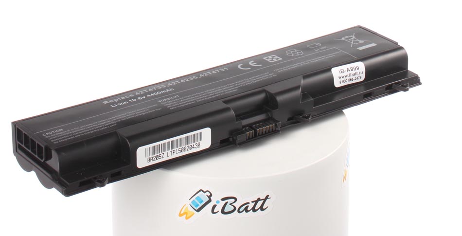 Аккумуляторная батарея для ноутбука IBM-Lenovo ThinkPad L530 N2N26RT. Артикул iB-A899.Емкость (mAh): 4400. Напряжение (V): 10,8