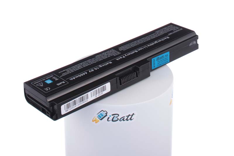 Аккумуляторная батарея для ноутбука Toshiba Satellite C650-182. Артикул iB-A543.Емкость (mAh): 4400. Напряжение (V): 10,8
