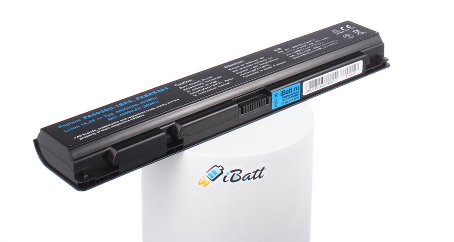 Аккумуляторная батарея iBatt iB-A633 для ноутбука ToshibaЕмкость (mAh): 4400. Напряжение (V): 14,4