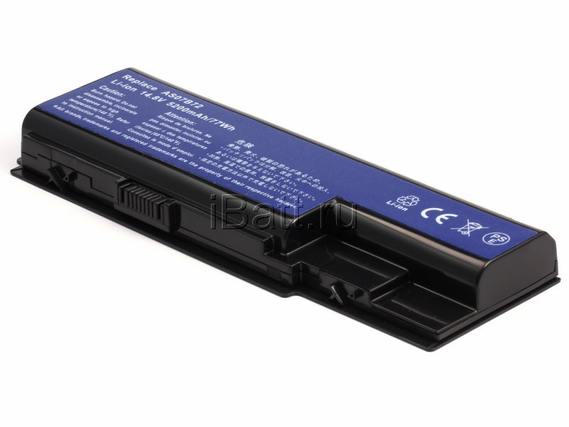 Аккумуляторная батарея для ноутбука Acer Aspire 8730ZG-424G32MN. Артикул iB-A142.Емкость (mAh): 4400. Напряжение (V): 14,8